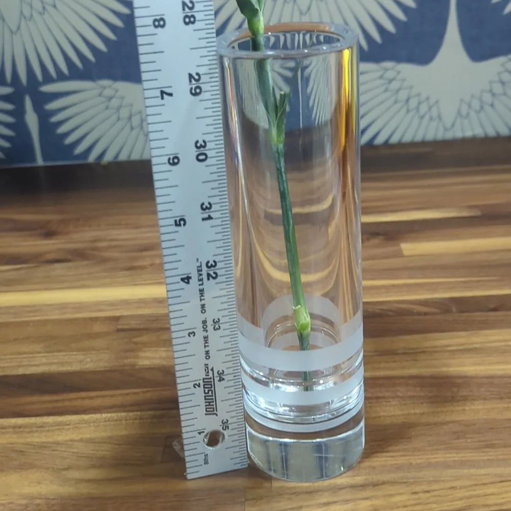 Kate Spade New York Lenox Clear Glass Banded Vase
